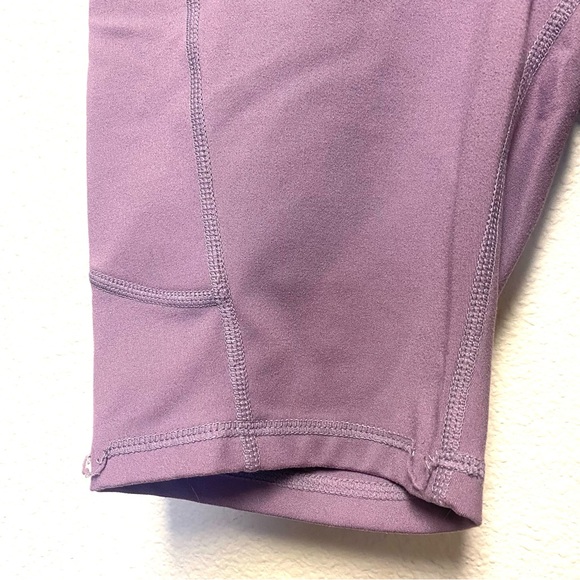 Lavender/mauve biker shorts, sz SM - Picture 4 of 6